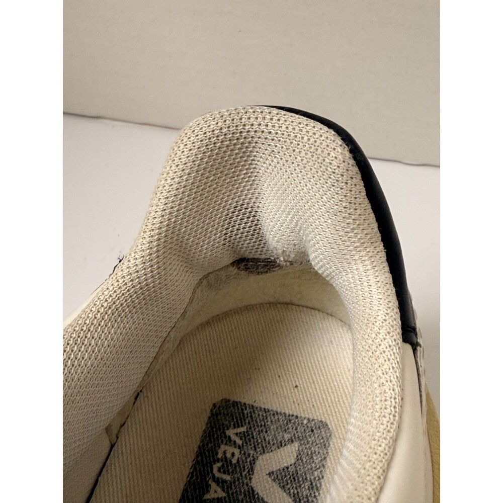 VEJA V-10 Sneakers Womens Size 5 EU 36 White Black Leather Low Top Lace Up - Picture 11 of 13